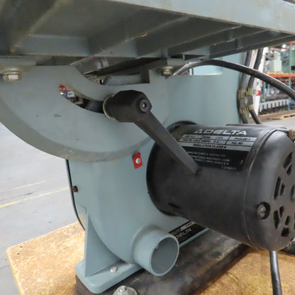 Delta 28-180 8" Vertical Band Saw 115V 1Ph 1/5Hp On Bench