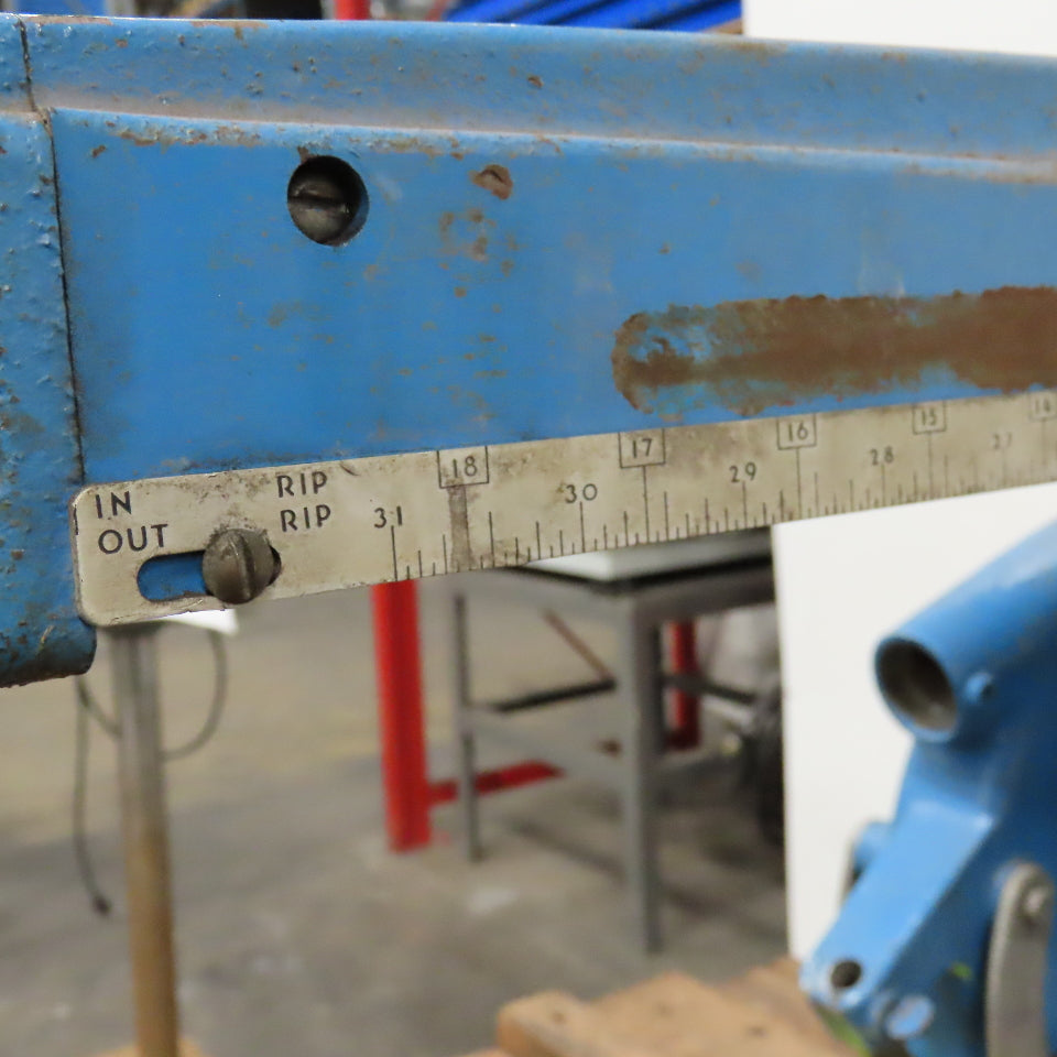 Delta Rockwell 4-RAS 12" Vintage Radial Arm Saw 208-230/480V 3Ph