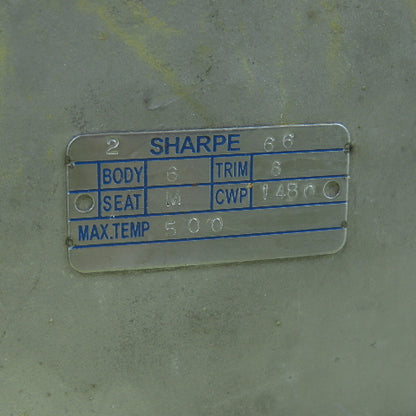 Sharpe CF3M 1480 No. 4 1-7/8" Stainless Steel Valve Body 889NO4 500° No Actuator