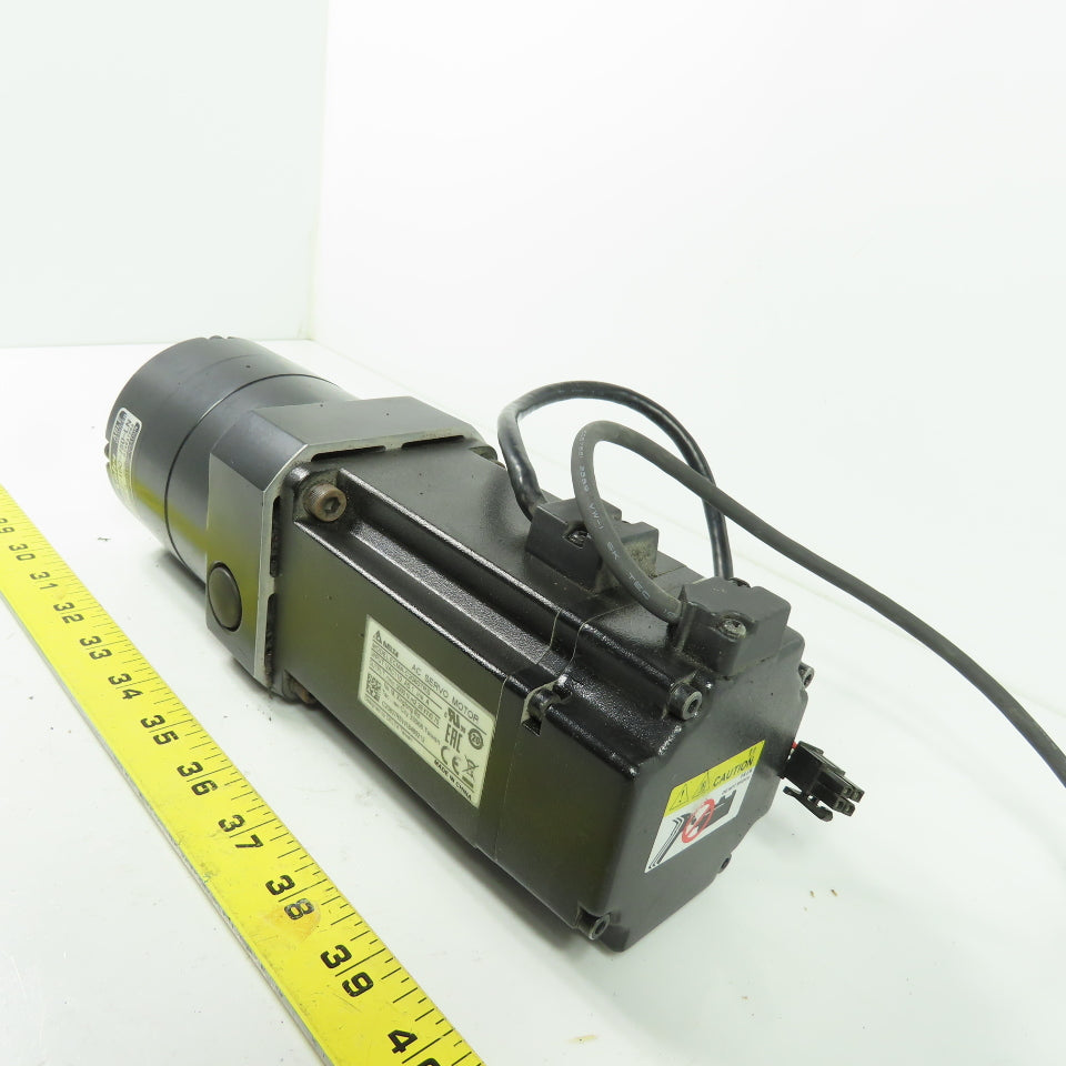 Delta ECMA-C20807RS AC Servo Motor 110VAC 0.75kW W/VRSF-10C-750-LN 1:10 Reducer