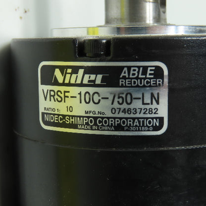 Delta ECMA-C20807RS AC Servo Motor 110VAC 0.75kW W/VRSF-10C-750-LN 1:10 Reducer