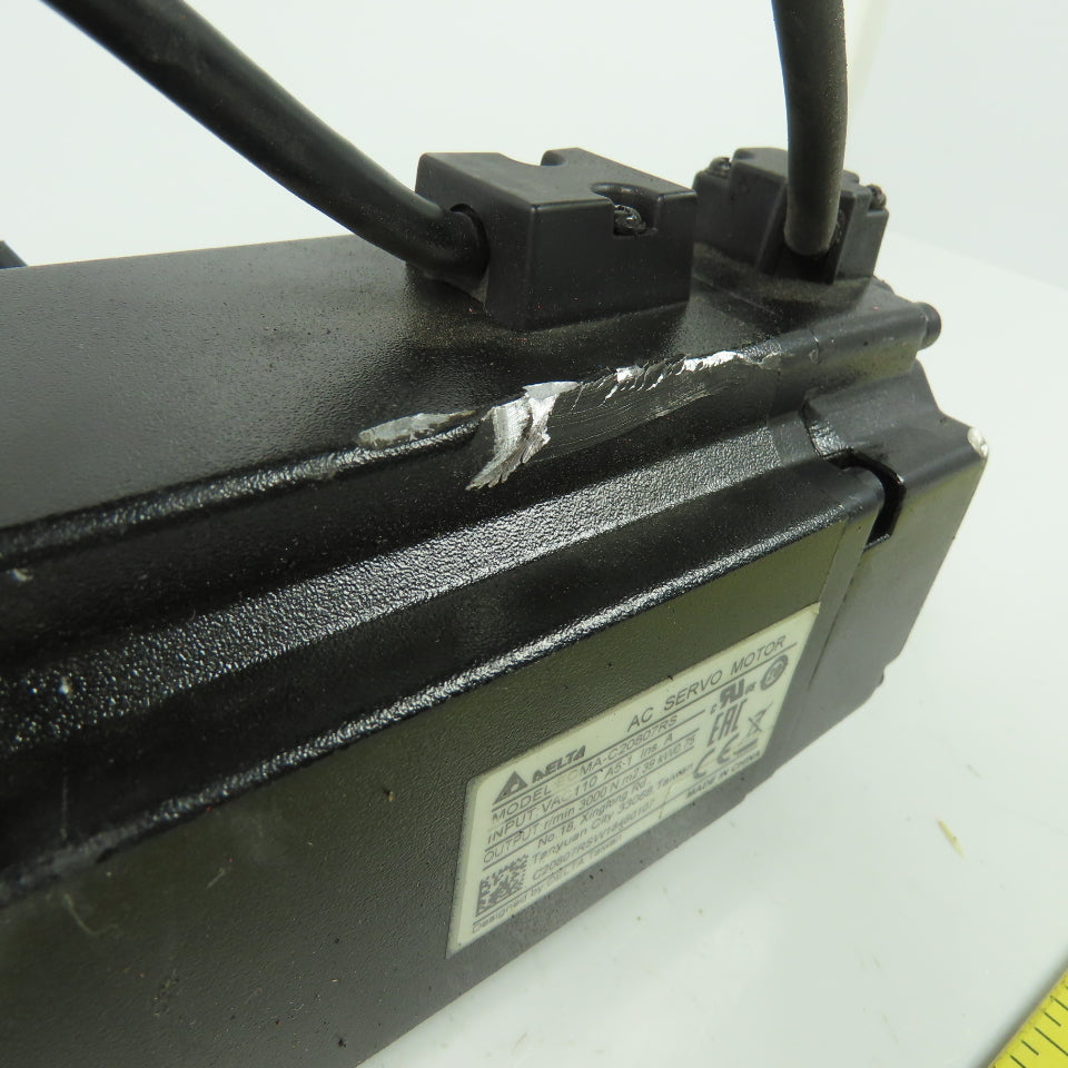 Delta ECMA-C20807RS AC Servo Motor 110VAC 0.75kW W/VRSF-10C-750-LN 1:10 Reducer