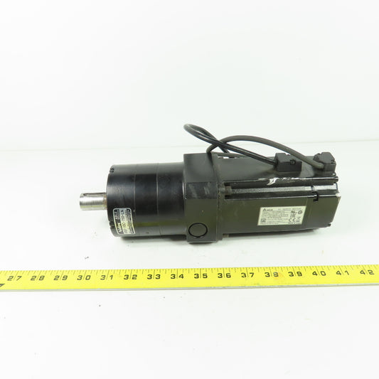 Delta ECMA-C20807RS AC Servo Motor 110VAC 0.75kW W/VRSF-10C-750-LN 1:10 Reducer