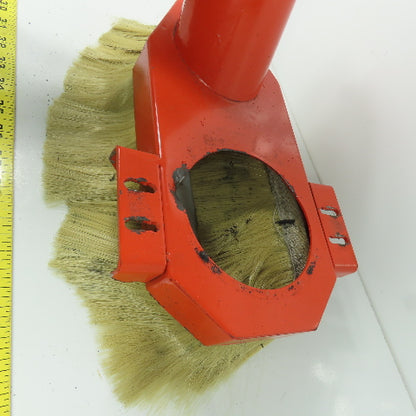 14" x 6" Steel CNC Router Dust Vacuum Shoe Cover 118mm - 94mm Duct