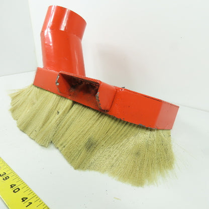 14" x 6" Steel CNC Router Dust Vacuum Shoe Cover 118mm - 94mm Duct