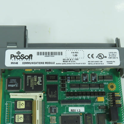 ProSoft MVI46-GSC PN1300843 Communications Module F/W Rev 1.03 (No Cover)
