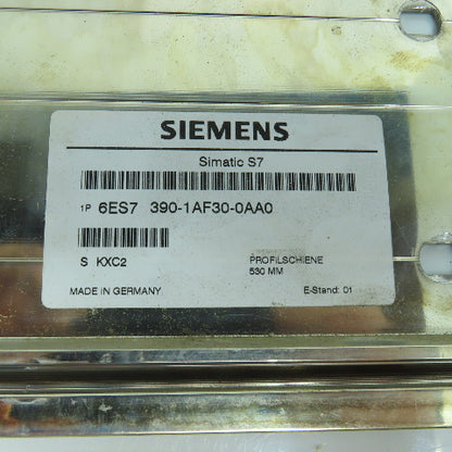 Siemens 6ES7 390-1AF30-0AA0 Simatic S7 530MM (20-7/8") Mounting Rail