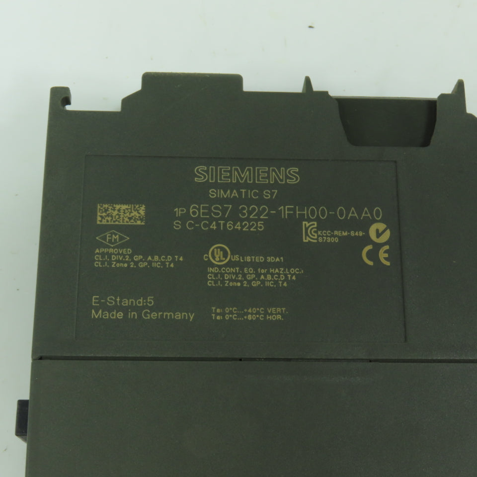 Siemens 6ES7 322-1FH00-0AA0 Simatic S7 Digital Output Module