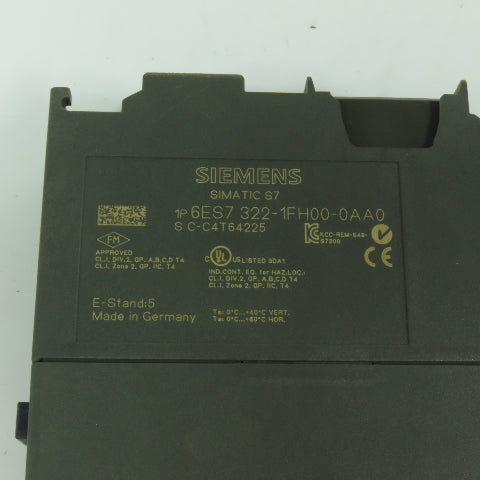 Siemens 6ES7 322-1FH00-0AA0 Simatic S7 Digital Output Module