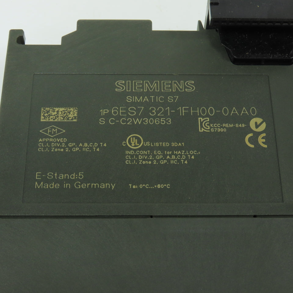 Siemens 6ES7 321-1FH00-0AA0 Simatic S7 Digital Input Module