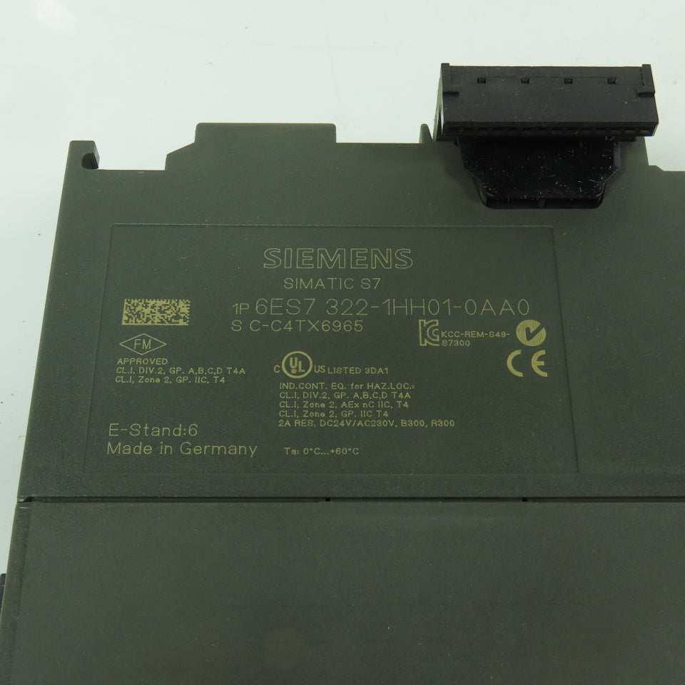 Siemens 6ES7 322-1HH01-0AA0 Simatic S7 Digital Output Module