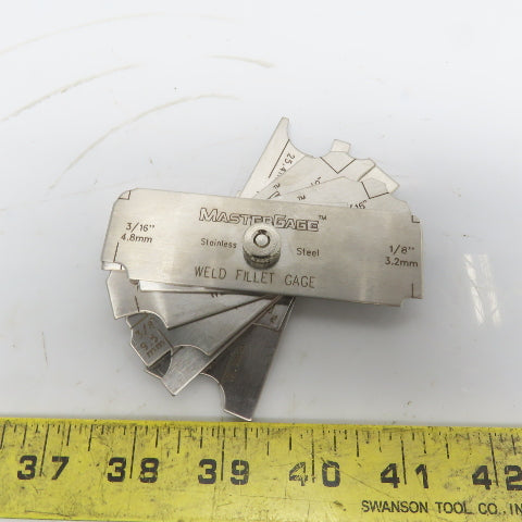 Prostar Master Gauge PRS 59024 MG-11 Fillet Weld Gauge Stainless Steel 7pc Set