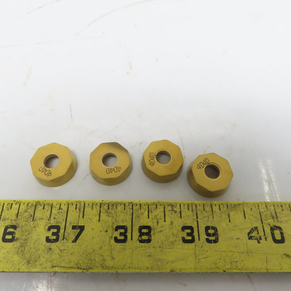 Sandvik RCKT 19 06 00-PH 4040 Indexable Carbide Milling Insert Tool Lot of 4