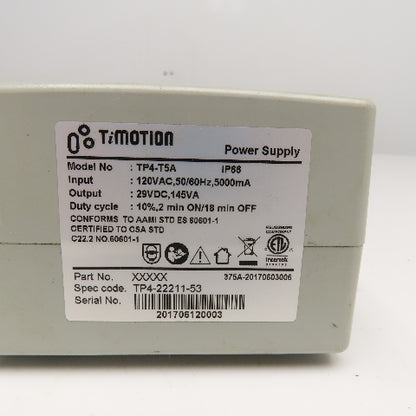 TiMotion TP4-T5A Linear Actuator Control Box 120VAC 29VDC