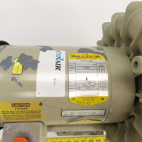 Conair R4P315A-30 1-1/2HP Regenerative Air Blower 3450RPM 208-230/460V 3PH