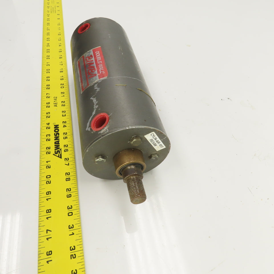 Bimba Double Wall Double Acting Pneumatic Cylinder 4.475" OD 6" Stroke