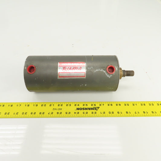 Bimba Double Wall Double Acting Pneumatic Cylinder 4.475" OD 6" Stroke