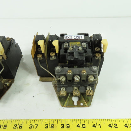 Allen Bradley 709-A0B103 Size 0 Motor Starter 5Hp 480V Coil 600V Max Lot Of 2