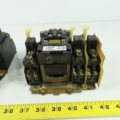 Allen Bradley 709-A0B103 Size 0 Motor Starter 5Hp 480V Coil 600V Max Lot Of 2