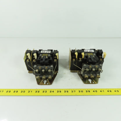 Allen Bradley 709-A0B103 Size 0 Motor Starter 5Hp 480V Coil 600V Max Lot Of 2