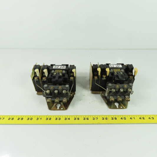 Allen Bradley 709-A0B103 Size 0 Motor Starter 5Hp 480V Coil 600V Max Lot Of 2