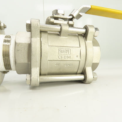 Archon AKGS-2-SS Full View Sight Flow Indicator W/ 2" Sharpe Ball Valve CF8M NEW