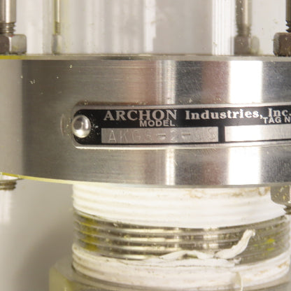 Archon AKGS-2-SS Full View Sight Flow Indicator W/ 2" Sharpe Ball Valve CF8M NEW
