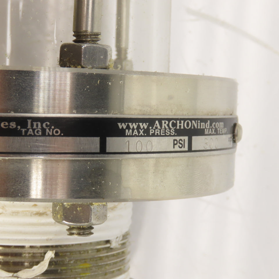 Archon AKGS-2-SS Full View Sight Flow Indicator W/ 2" Sharpe Ball Valve CF8M NEW