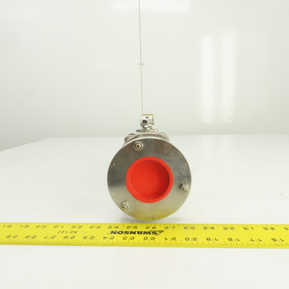 Archon AKGS-2-SS Full View Sight Flow Indicator W/ 2" Sharpe Ball Valve CF8M NEW