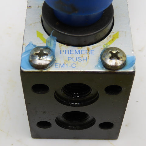 MP Filtri EM1-C Hydraulic Gauge Insulator Valve G1/4