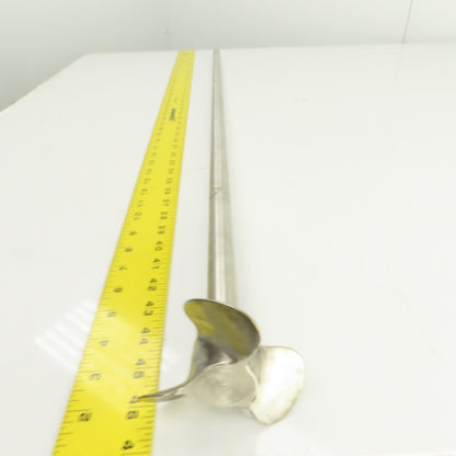 Lisseries 3-Blade Stainless Steel Mixer Agitator Stirrer 20mm Shaft 44" OAL