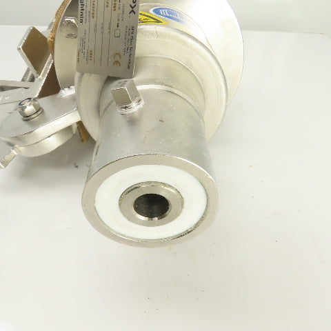 SPX MS1P8 Lightnin Direct Drive Clamp Mount Stainless Steel Air Mixer Motor NEW