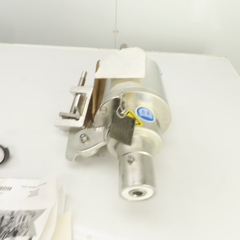 SPX MS1P8 Lightnin Direct Drive Clamp Mount Stainless Steel Air Mixer Motor NEW