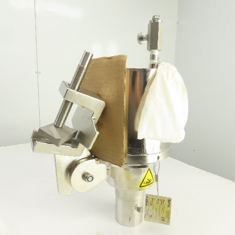 SPX MS1P8 Lightnin Direct Drive Clamp Mount Stainless Steel Air Mixer Motor NEW