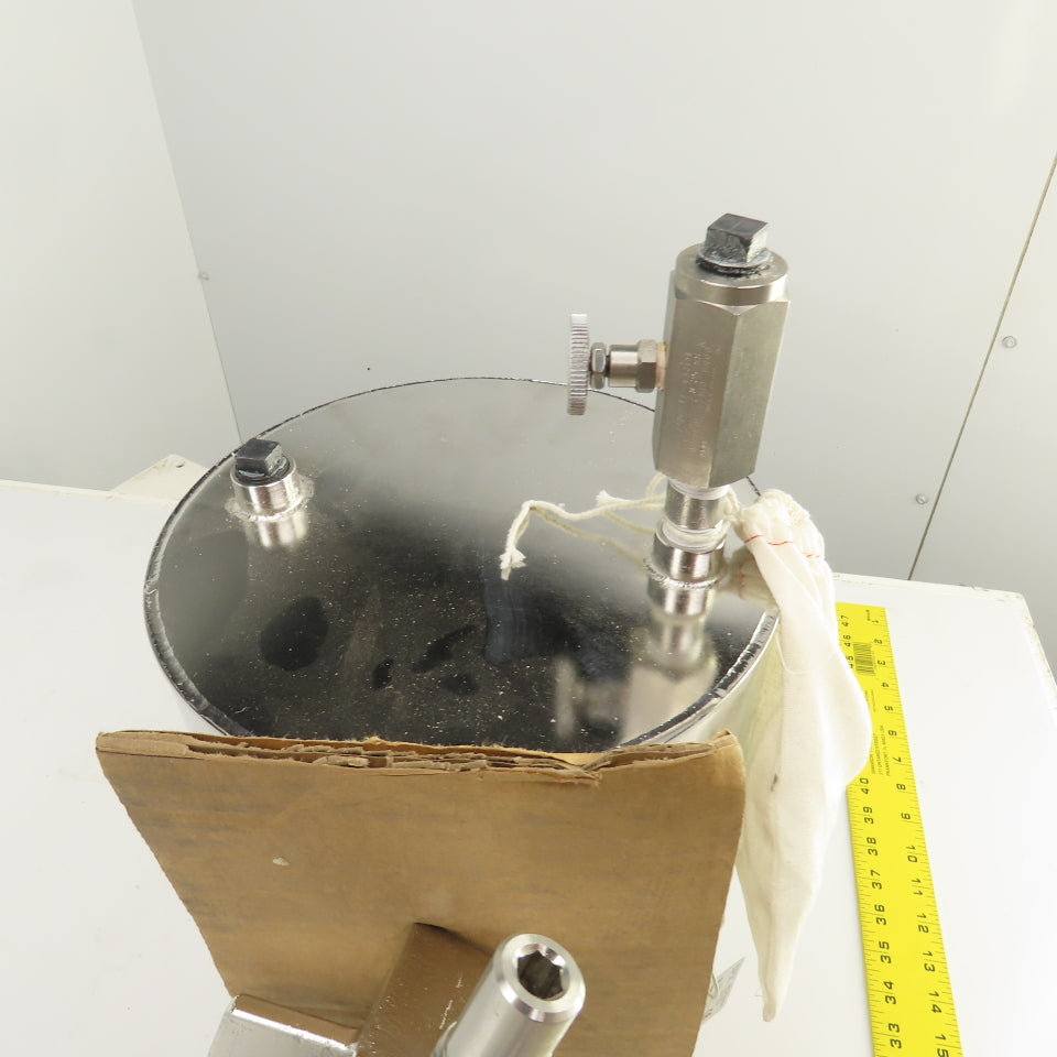 SPX MS1P8 Lightnin Direct Drive Clamp Mount Stainless Steel Air Mixer Motor NEW