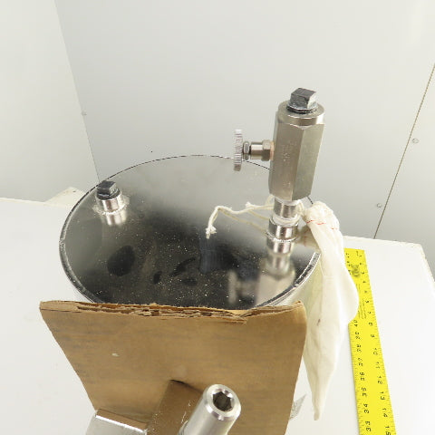 SPX MS1P8 Lightnin Direct Drive Clamp Mount Stainless Steel Air Mixer Motor NEW