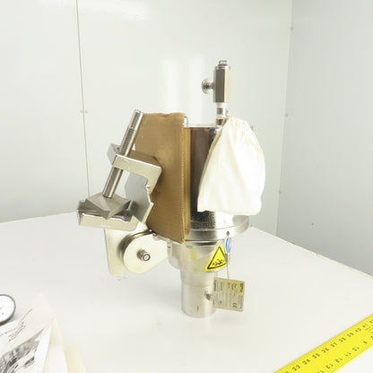 SPX MS1P8 Lightnin Direct Drive Clamp Mount Stainless Steel Air Mixer Motor NEW