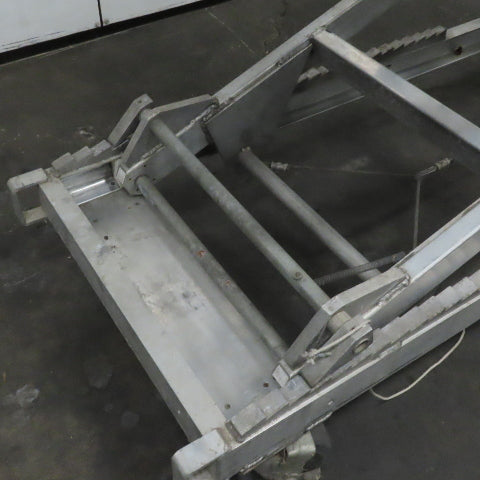 Aluminum 24" X72" Manual Crank Scissor Lift Table 23" To 10'6" Height
