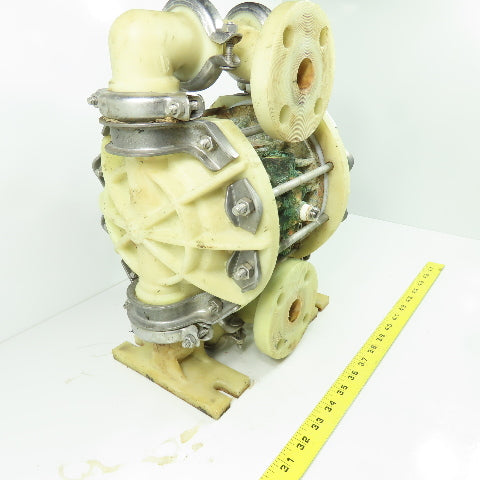 Pneumatic Diaphragm Pump 1/4" NPT Air 1" Outlet Ports