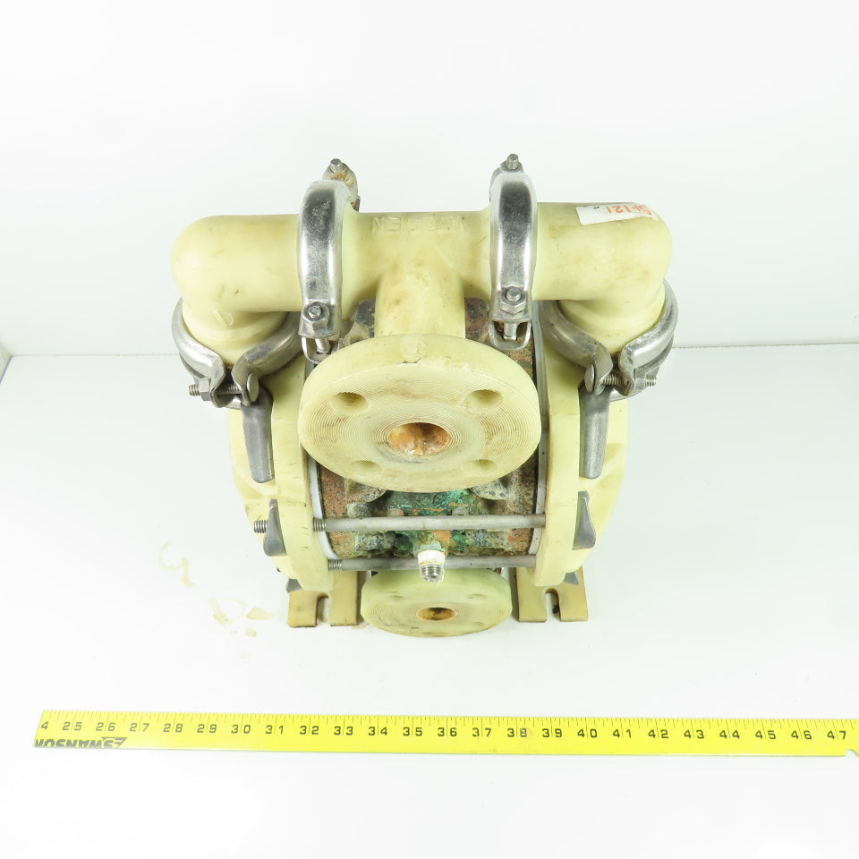 Pneumatic Diaphragm Pump 1/4" NPT Air 1" Outlet Ports