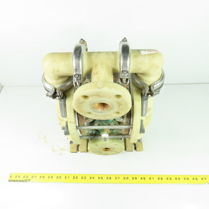 Pneumatic Diaphragm Pump 1/4" NPT Air 1" Outlet Ports