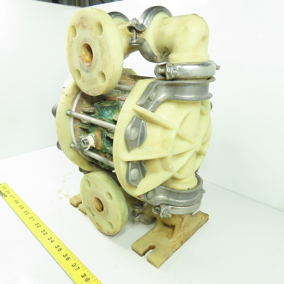 Pneumatic Diaphragm Pump 1/4" NPT Air 1" Outlet Ports