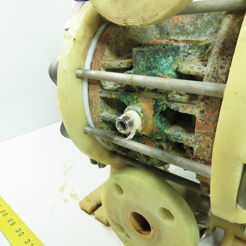 Pneumatic Diaphragm Pump 1/4" NPT Air 1" Outlet Ports