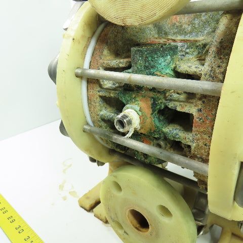 Pneumatic Diaphragm Pump 1/4" NPT Air 1" Outlet Ports