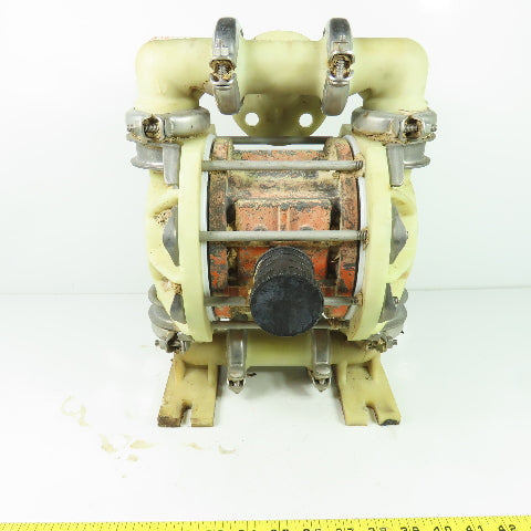 Pneumatic Diaphragm Pump 1/4" NPT Air 1" Outlet Ports