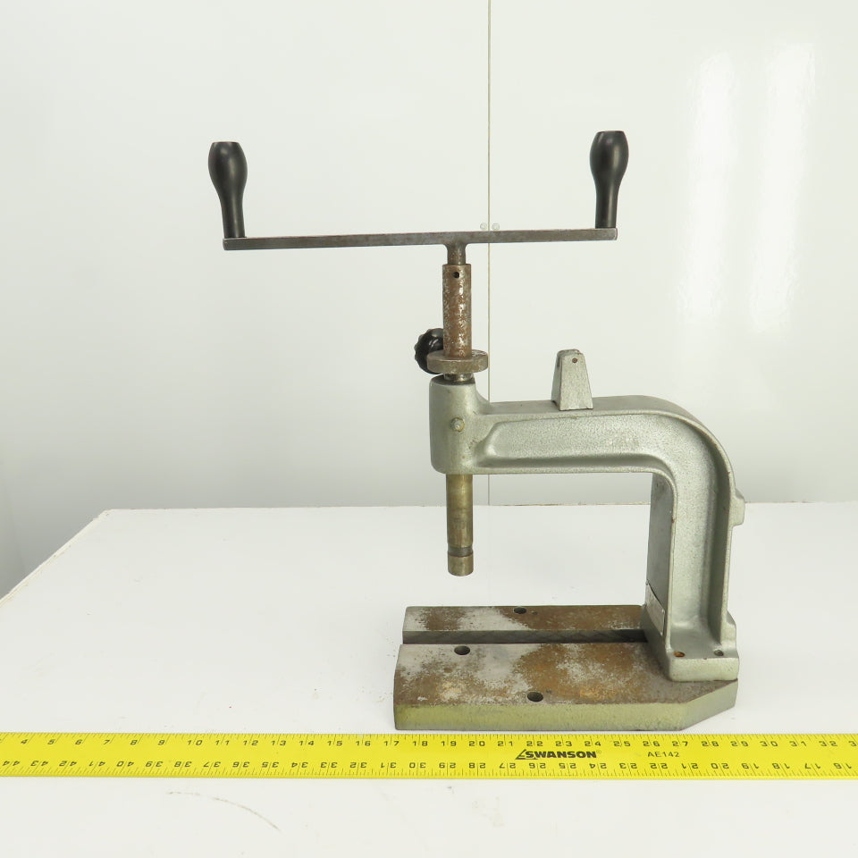 Desktop Manual Hand Tapping Tapper Machine 7-1/2" Throat