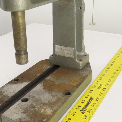 Desktop Manual Hand Tapping Tapper Machine 7-1/2" Throat
