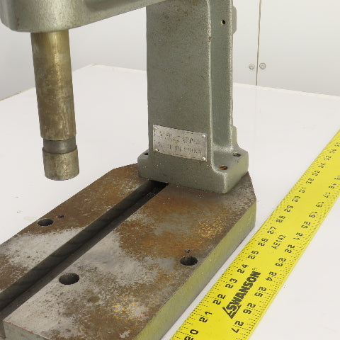 Desktop Manual Hand Tapping Tapper Machine 7-1/2" Throat