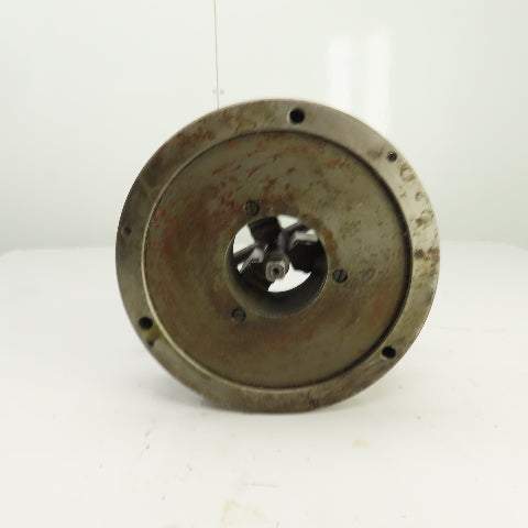 10" OD 3 Jaw Self Centering Scroll Lathe Chuck 3.1" Thru Hole 1" W Jaws W/Handle