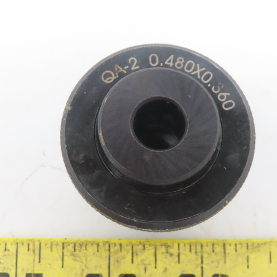 QA-2 Tapping Adapter #2 Adapter0.48" Tap Shank Dia, 0.36" Tap Square Size